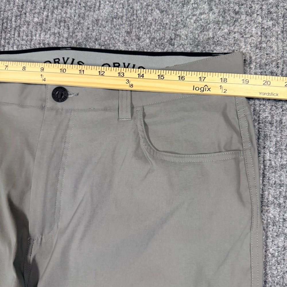 Orvis Mens 38x29 Performance Trek Tech Light Gray Water Repellent Hiking Pants - Picture 5 of 10
